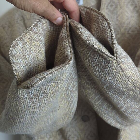 Vintage Virgin Wool Pendleton Dutton Down Jacket Geometric Lined Women's 20W - Picture 4 of 13